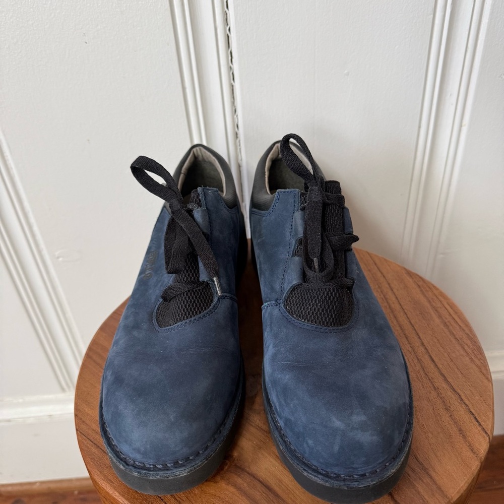 Ricosta Blue Suede Leather Lifestyle Sneakers Size 9.5 Women’s View 3